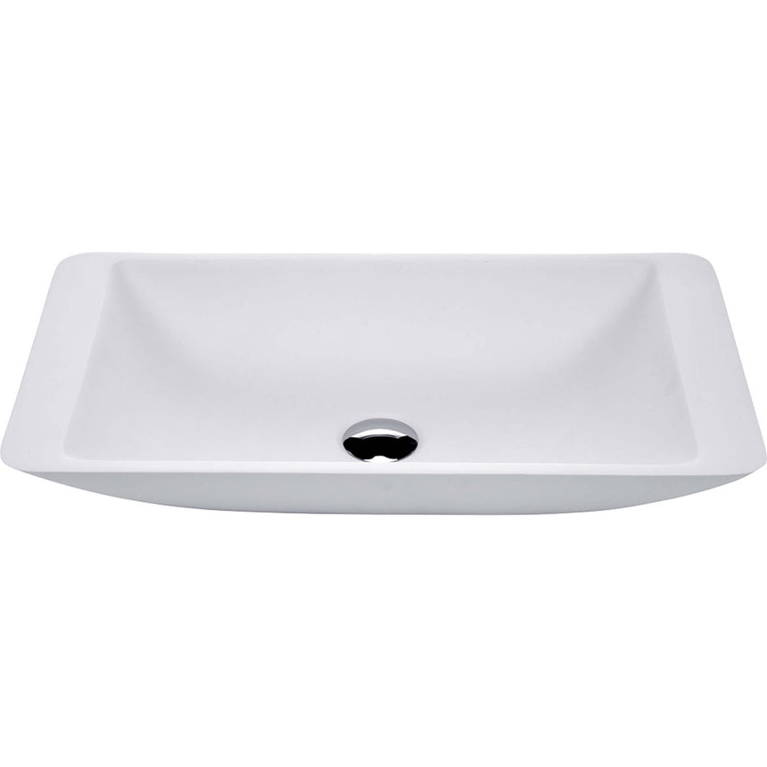 Fienza Classique Stone Basin 600x345x105mm Matte White Bathroom Basin Fienza Default Title