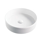 Fienza Eleanor Round Above Counter Basin 410x100mm Matte White