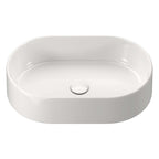 Fienza Aluca Pill Above Counter Basin 510x310x120mm Gloss White