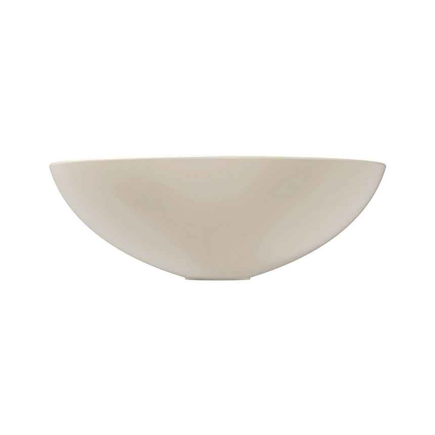 Fienza Aluca Slim Edge Basin Ceramic Above Counter 400x140mm Matte Khaki Bathroom Basin Fienza