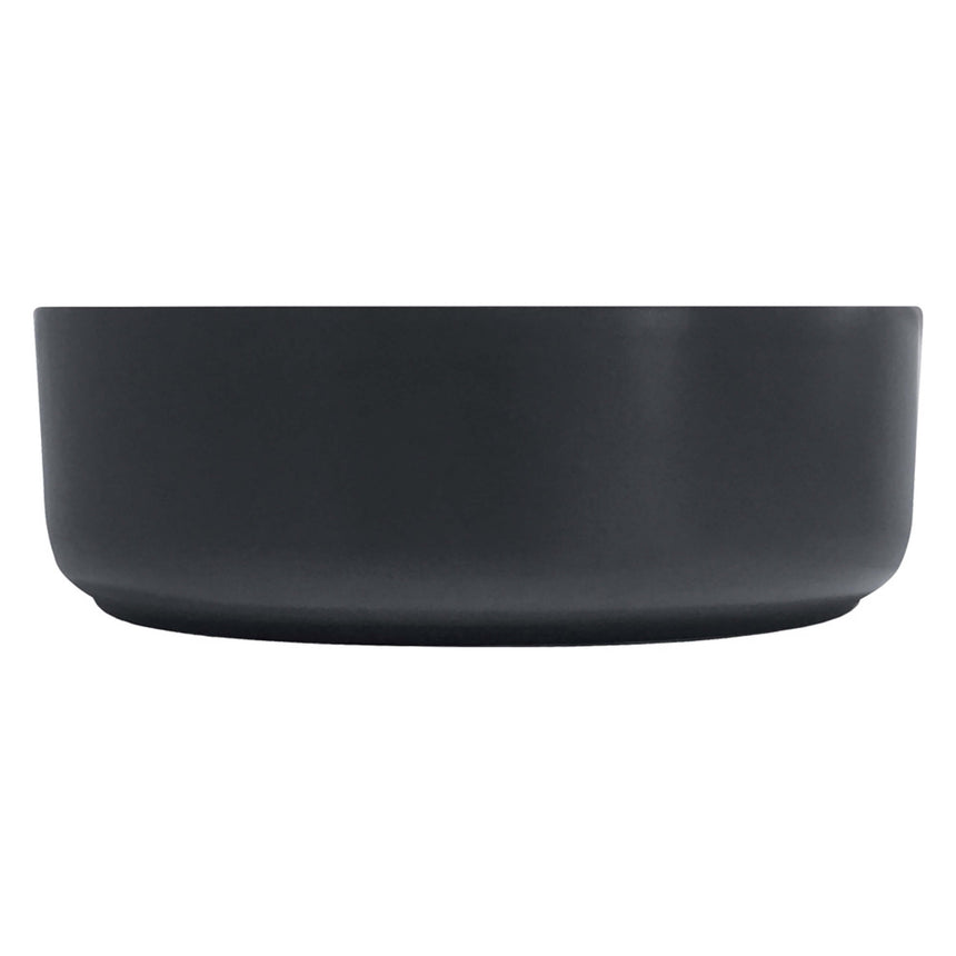 Fienza Reba Above Counter Basin 360x360x120mm Matte Dark Grey Bathroom Basin Fienza