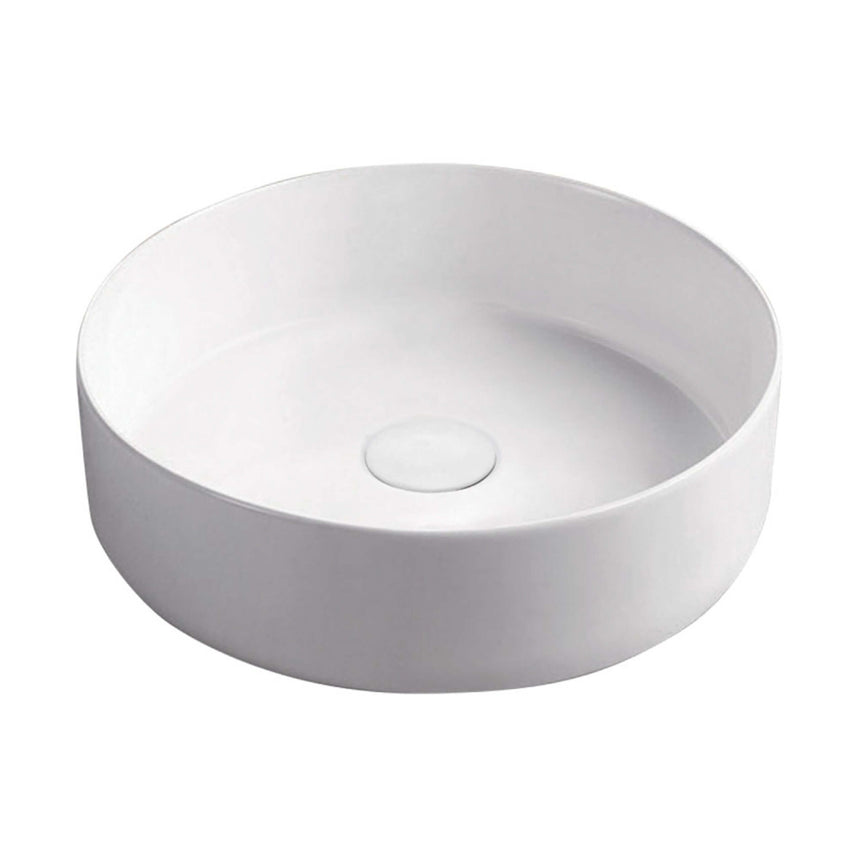 Fienza Reba Above Counter Basin 360x360x120mm Matte White Bathroom Basin Fienza Default Title