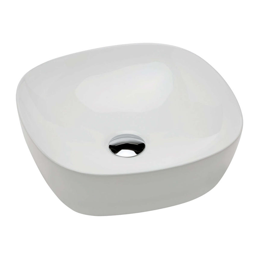 Fienza Koko Above Counter Basin 370x370x115mm Gloss White Bathroom Basin Fienza Default Title