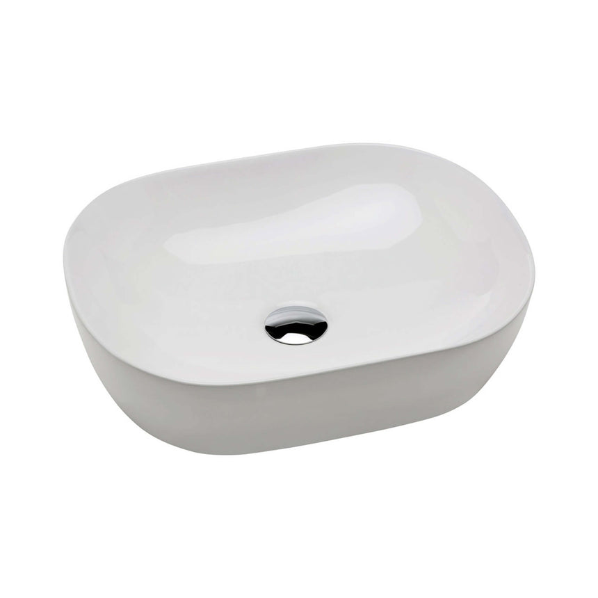 Fienza Koko Above Counter Basin 465x375x115mm Gloss White Bathroom Basin Fienza Default Title
