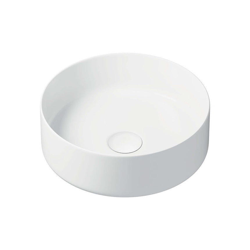 Fienza Reba Mini Above Counter Basin 310x310x110mm Gloss White Bathroom Basin Fienza Default Title