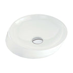 Fienza Alix Above Counter Ceramic Basin 390x350x100mm Gloss White