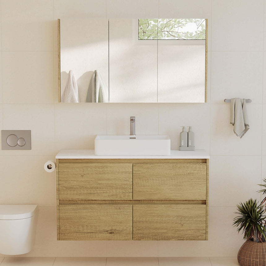 Fienza Petra 600 Above Counter Basin With Overflow 600x435x130mm Gloss White Bathroom Basin Fienza