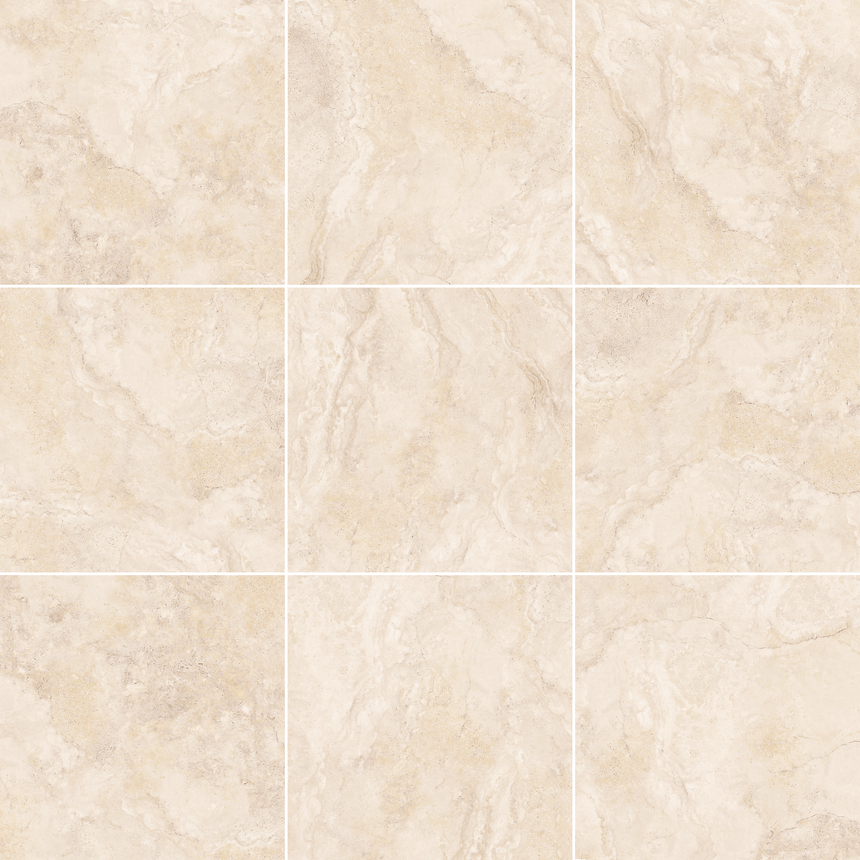 Tivoli 1200x1200 Matt Beige Travertine Look Tiles Tilemall