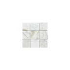 Apollo 100x100 Tumbled Calacatta Gold Subway Pressed