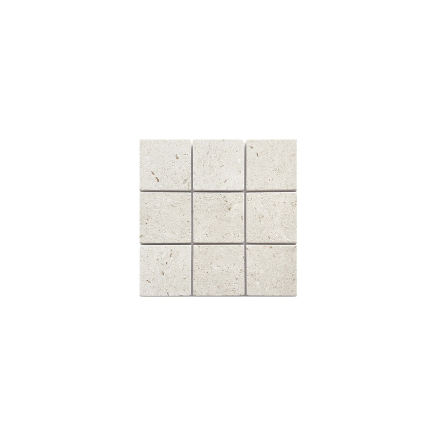 Apollo 100x100 Tumbled White Limestone Subway Tilemall Default Title