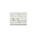 Apollo 50x200 Tumbled Calacatta Gold Subway Pressed