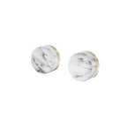 Nero Serenity Wall Top Assembly With Arabescato Corchia Handle Brushed Gold