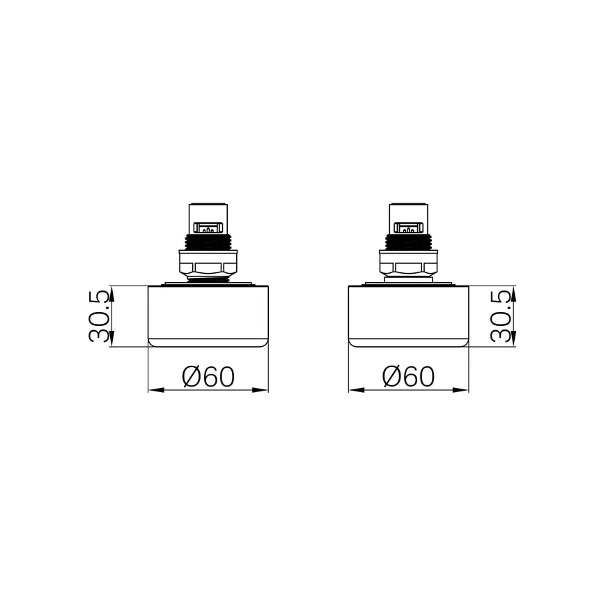 Nero Serenity Wall Top Assembly With Metal Handle Brushed Gold Tapware Nero