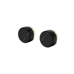 Nero Serenity Wall Top Assembly With Marquina Black Handle Brushed Gold