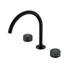 Nero Serenity Bath/Kitchen Set Arc Spout With Verde Alpi Handle Matte Black