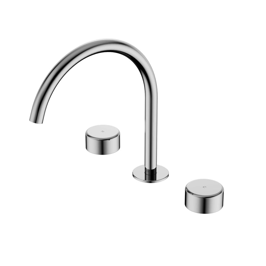 Nero Serenity Bath/Kitchen Set Arc Spout With Metal Handle Chrome Tapware Nero Default Title