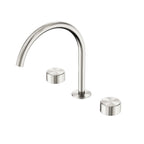Nero Serenity Bath/Kitchen Set Arc Spout With Metal Handle Brushed Nickel