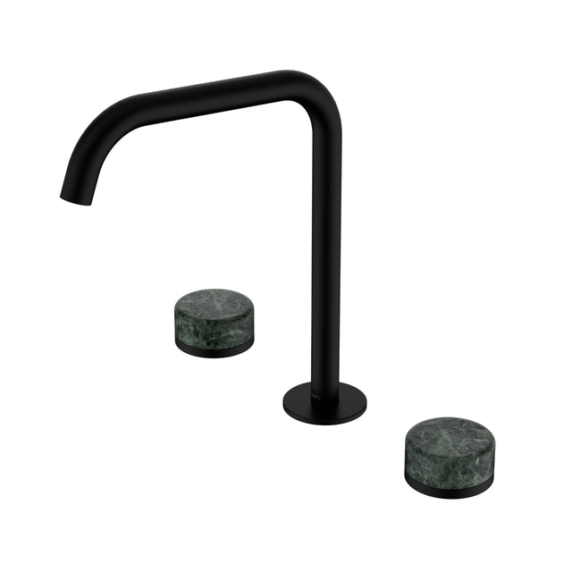 Nero Serenity Bath/Kitchen Set Edge Spout With Verde Alpi Handle Matte Black Tapware Nero Default Title