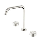 Nero Serenity Bath/Kitchen Set Edge Spout With Metal Handle Brushed Nickel