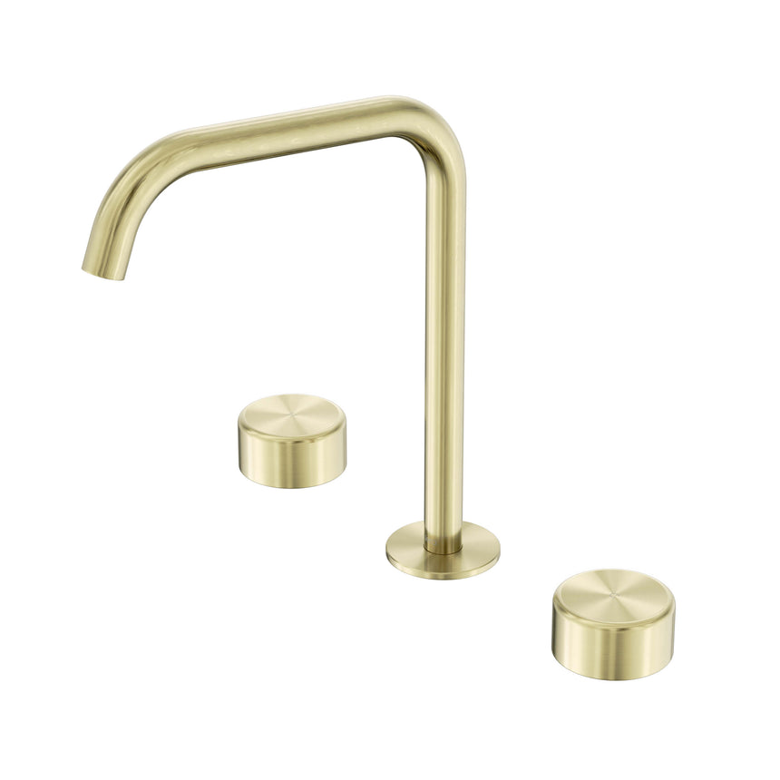 Nero Serenity Bath/Kitchen Set Edge Spout With Metal Handle Brushed Gold Tapware Nero Default Title