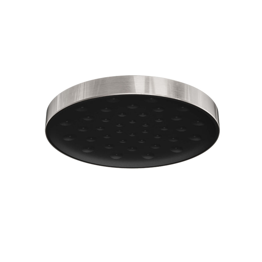 Nero Serenity Wall Shower Head Brushed Nickel Shower Nero