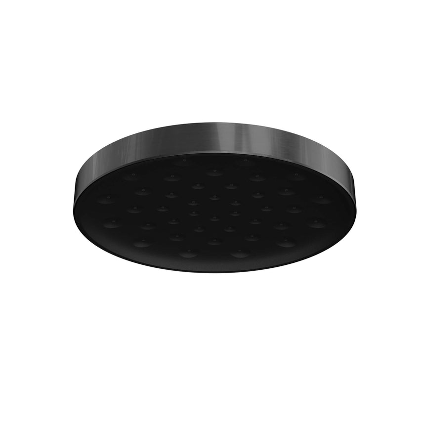 Nero Serenity Wall Shower Head Gun Metal Shower Nero