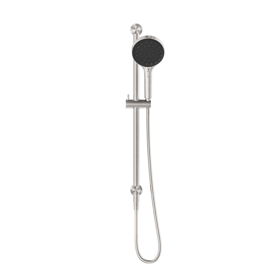 Nero Serenity Rail Shower Brushed Nickel Shower Nero