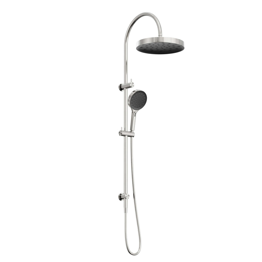 Nero Serenity Twin Shower Brushed Nickel Shower Nero Default Title