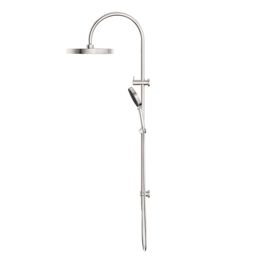 Nero Serenity Twin Shower Brushed Nickel Shower Nero