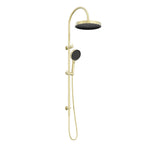 Nero Serenity Twin Shower Brushed Gold