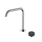Nero Serenity Progressive Bath/Kitchen Mixer Edge Spout With Verde Alpi Handle Chrome
