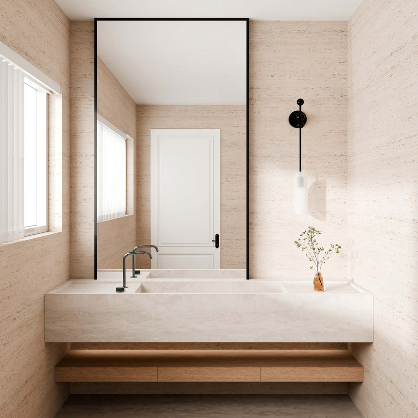 Nero Serenity Progressive Bath/Kitchen Mixer Edge Spout With Verde Alpi Handle Gun Metal Tapware Nero