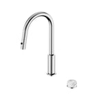 Nero Serenity Progressive Pull Out kitchen Set With Arabescato Corchia Handle Chrome
