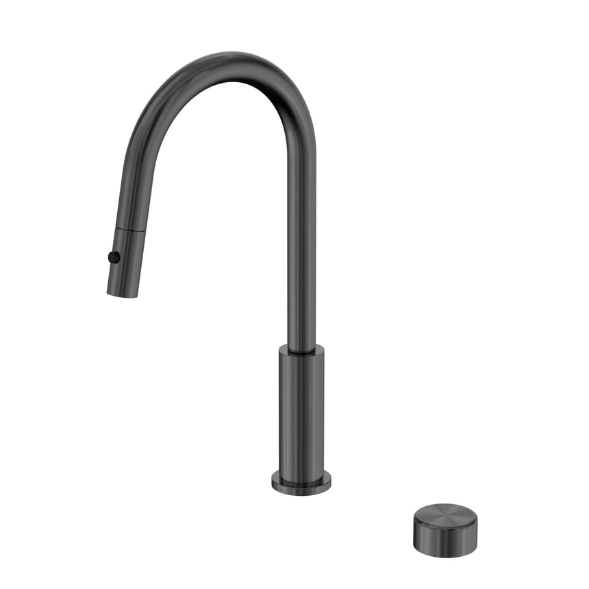 Nero Serenity Progressive Pull Out kitchen Set With Metal Handle Gun Metal Tapware Nero Default Title