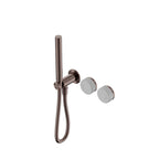 Nero Serenity Progressive Shower System With Carrara Handle And Slim Shower Brushed Bronze