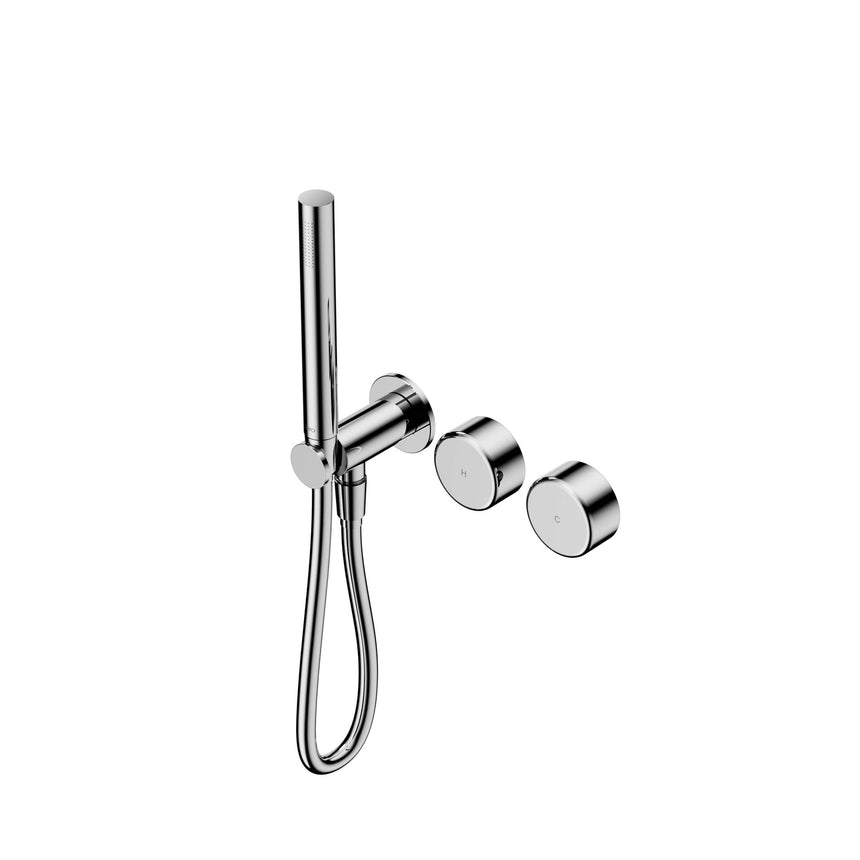 Nero Serenity Progressive Shower System With Metal Handle And Slim Shower Chrome Tapware Nero Default Title