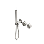 Nero Serenity Progressive Shower System With Metal Handle And Slim Shower Brushed Nickel