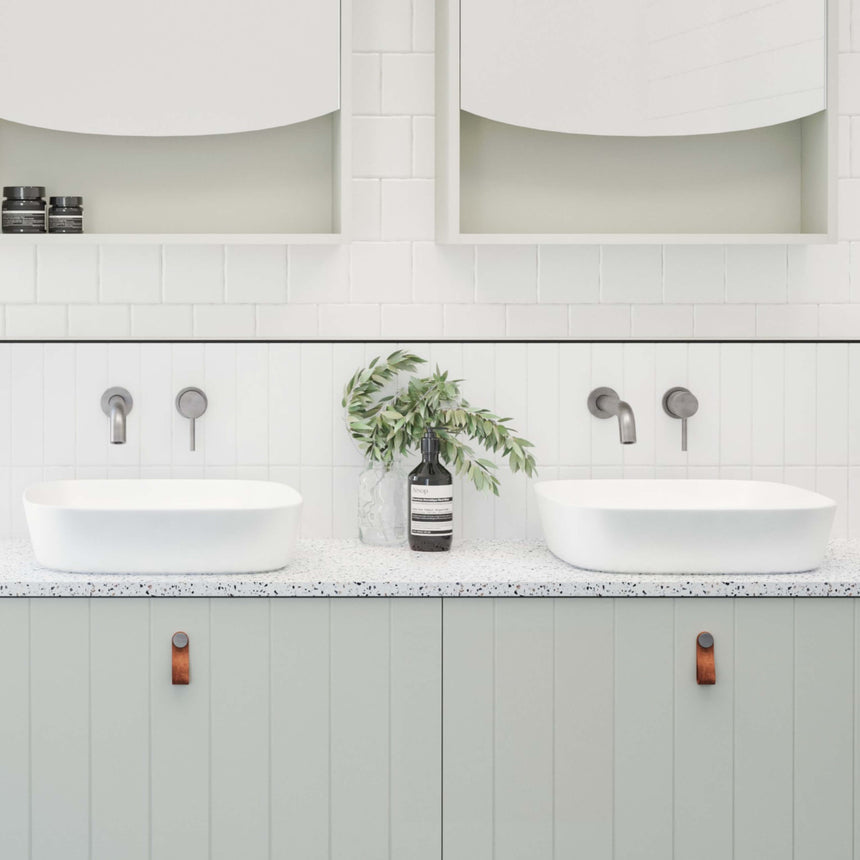 Addison Basin 400mm Matt White Bathroom Basin Timberline