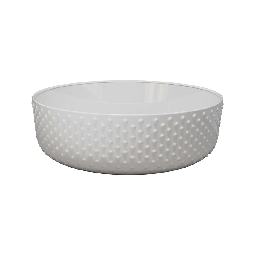 Allure Dimple Basin 360mm Gloss White Bathroom Basin Timberline