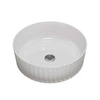 Allure Flute Basin 365mm Gloss White