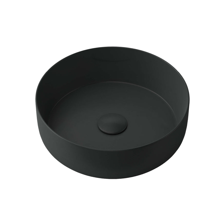 Allure Basin 360mm Matt Black Bathroom Basin Timberline Default Title