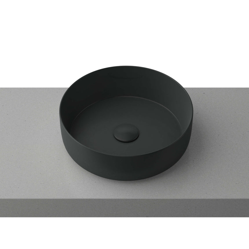 Allure Basin 360mm Matt Black Bathroom Basin Timberline