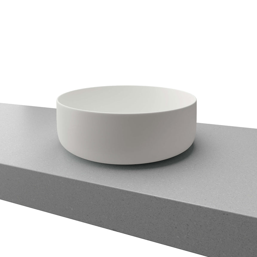 Allure Basin 360mm Matt Light Grey Bathroom Basin Timberline