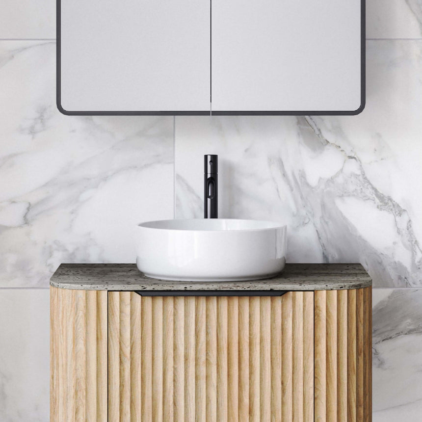 Allure Basin 360mm Gloss White Bathroom Basin Timberline