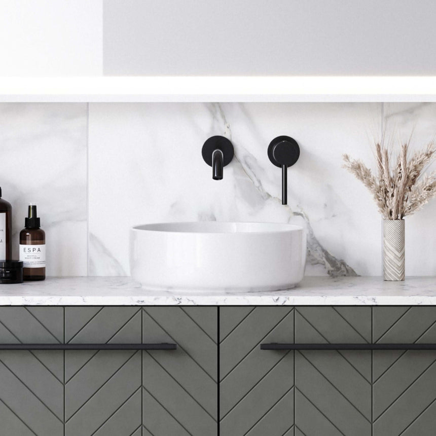 Allure Basin 360mm Gloss White Bathroom Basin Timberline