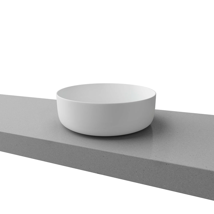 Allure Basin 360mm Matt White Bathroom Basin Timberline