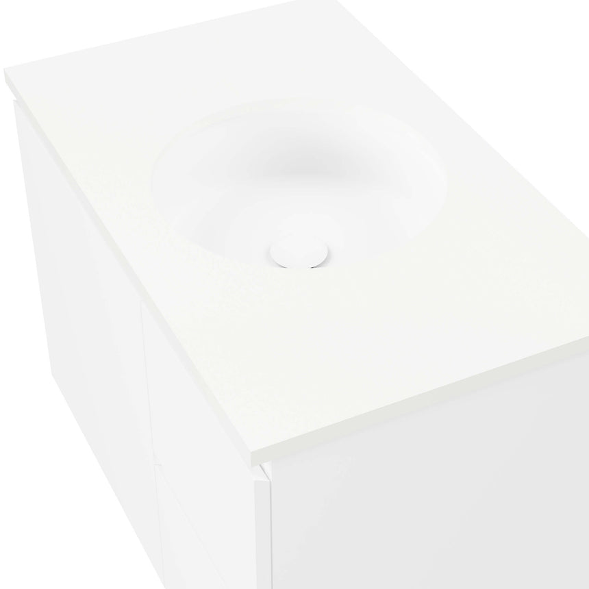 Allure Undermount Basin 360mm Matt White Bathroom Basin Timberline