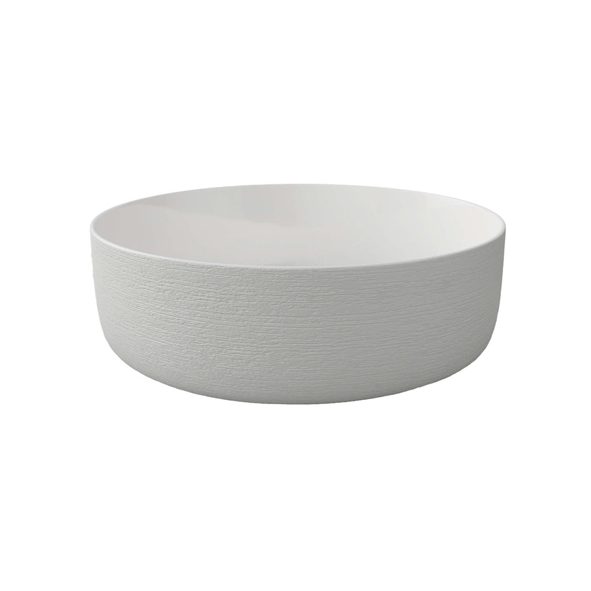 Allure Raked Basin 360mm Matt White Bathroom Basin Timberline Default Title
