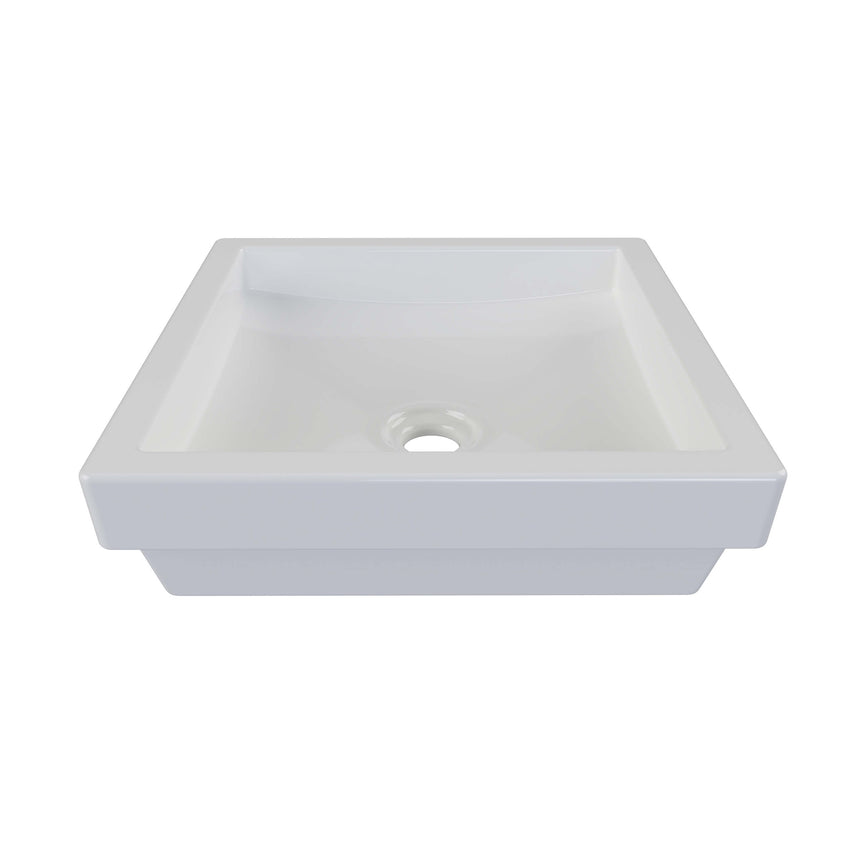 Arcade Basin 400mm Gloss White Bathroom Basin Timberline Default Title