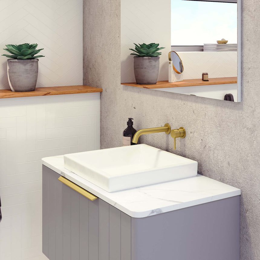 Arcade Basin 400mm Gloss White Bathroom Basin Timberline